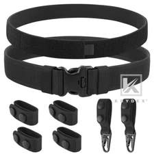 KRYDEX Tactical Police Security Guard Duty Belt Law Enforcement Outer Inner Belt