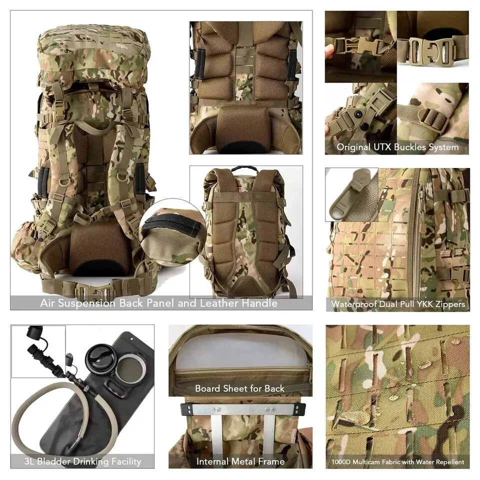 ILBE Rucksack Military Backpack USMC Modular Pack Capricorn Camo | eBay