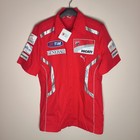 Authentic Puma Ducati Corse Pit Crew Team Shirt Men's Medium BNWT MotoGP Red