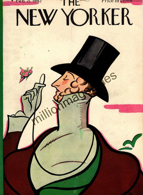 1942 New Yorker February 21 - Eustace feels patriotic after Pearl harbor - Irvin