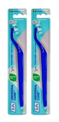 TePe Universal Pflegebürste 2er Pack - Reinigung für Mundgeräte Farben können variieren