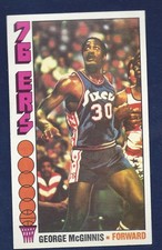 SHARP 1976 TOPPS BASKETBALL #70 GEORGE MCGINNIS HOF  .99 SHIPPING 76-369