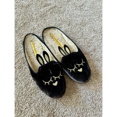 Marc By Marc Jacobs Y2K Velvet Bunny Slippers Size 7.5