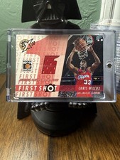 02-03 Topps Xpectations First Shot Chris Wilcox FSCW Mem Patch Worn  LA Clippers