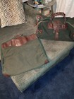 Orvis Battenkill Vintage Canvas and leather travel and duffle bag combo. — photo 2