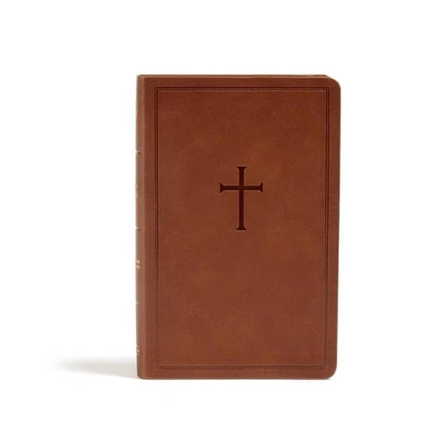 CSB Personal Size Bible, Brown LeatherTouch by Holman Bible Staff (English) Leat - Picture 1 of 1