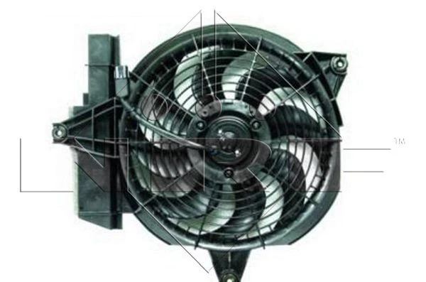 FAN ENGINE COOLING 47281 FOR D4EA 2.0L G4JP 2.0L G4JS 2.4L 4cyl G6BA 2.7L 6cyl - Image 2 of 4