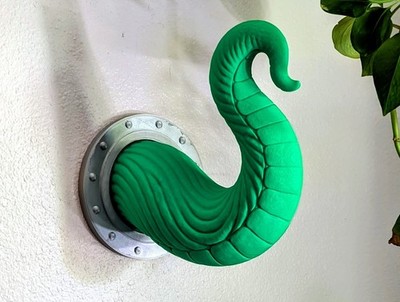 Giant Kraken Tentacle Wall Decor - Nautical Monster Wall Sculpture