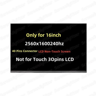 For Lenovo Legion Slim 7 16IRH8 82Y30017US LCD screen 2560X1600 240Hz non-touch 