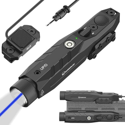 #ad 1450 Lumens Tactical Flashlight Laser Light Combo for Rifle with Remote Pressure $108.12