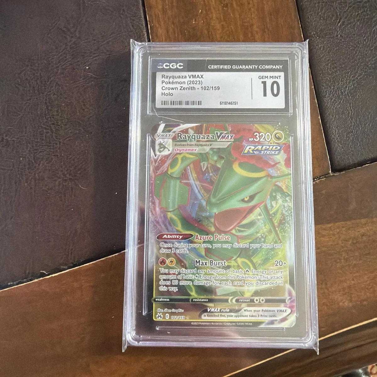 Rayquaza VMAX Pokémon TCG Cards for sale | eBay