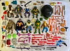 TMNT Vintage Playmates Lot Figures and Accessories Teenage Mutant Ninja Turtles