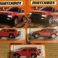 MATCHBOX 2024 54 1975 NISSAN PATHFINDER RED Lot Of 3