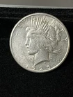 1925 s peace silver dollar Au/Unc Detail