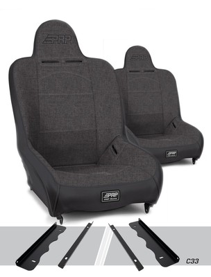 PRP for Premier High Back Suspension Seats Kit for 95-01 Jeep Cherokee XJ (Pair)
