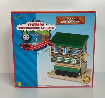 Vintage Thomas The Tank & Friends Wooden Railway | Sodor Log Loader | Box Only