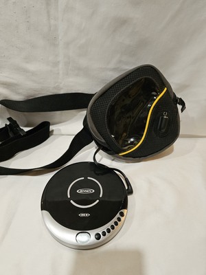 Jensen Portable CD Player CD-60C With Case Logic Carrying Travel Case *TESTED