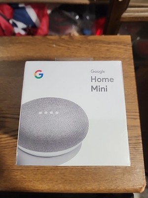 NEW GOGGLE HOME MINI SMART SPEAKER CHALK - FACTORY SEALED - 1ST GENERATION L$$K
