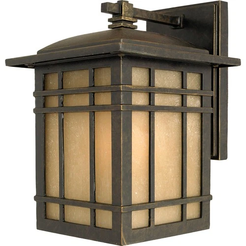 Quoizel HC8407 Hillcrest 1 Light 10" Tall Outdoor Wall Sconce - Bronze - Picture 1 of 3