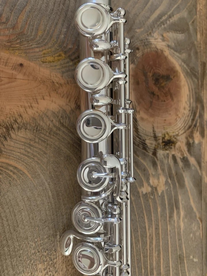 Flauto Traverso Yamaha YFL-617 totalmente in Argento 925!/con video/sembra Nuovo - Immagine 4 di 4