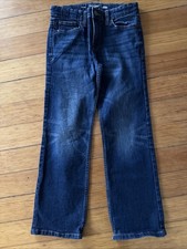 Cat and Jack Boys' Straight Khaki Jeans, Size 10, Stretch Adjustable Waist
