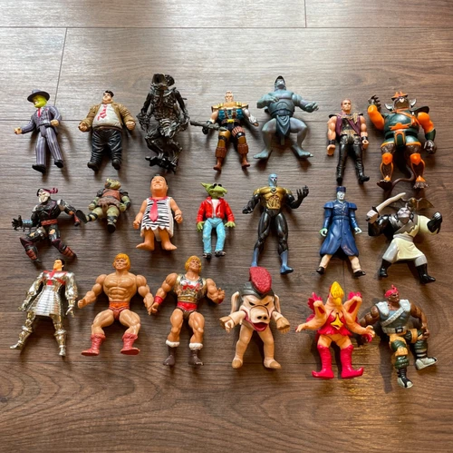 VTG Action Figure Mixed Lot 70s 80s 90s MOTU He Man Power Ranger