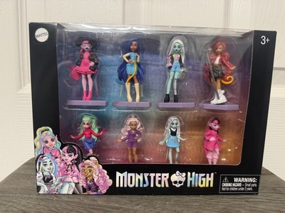 Monster High Collectors Mini Figure Doll Set of 8 New In Box