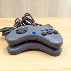 LOT 2 Official Victor SEGA Saturn Navy Blue Controller Pad RG-CP5 OEM SS Japan