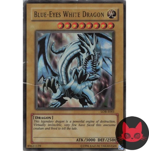 Yugioh Blue-Eyes White Dragon LOB-E001 Ultra Rare HP