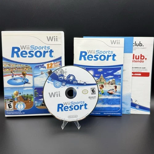 Wii Sports Resort (Nintendo Wii, 2009) CIB Complete With Manual