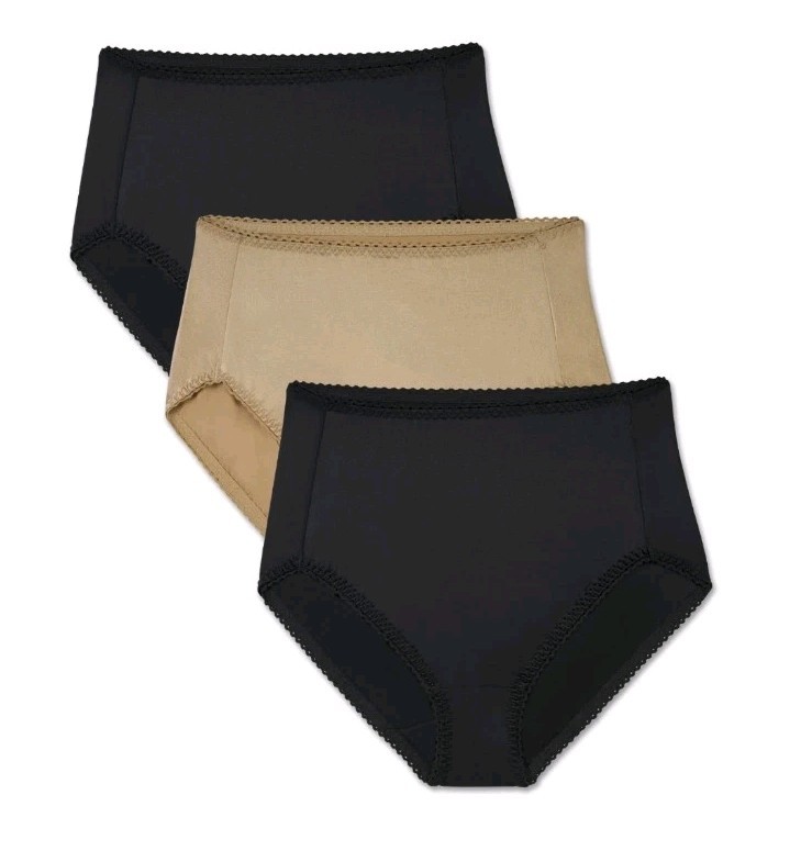 9 PACK Vanity Fair Radiant HI CUT Brief Light Control Shapers Panties 5XL 12