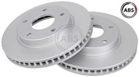 2X Bremsscheibe A.B.S. 17286 2 Bremsscheiben Vorderachse Vorne FüR Chevrolet