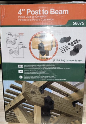 #ad OZCO OWT 56675 Laredo Sunset 4” Post to Beam Connector With free shipping $24.51