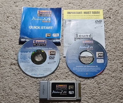 Creative Sound Blaster Audigy 2 ZS Notebook - READ DESCRIPTION!