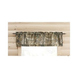 Realtree Camo Valance Camouflage Window Curtain Topper Hunting