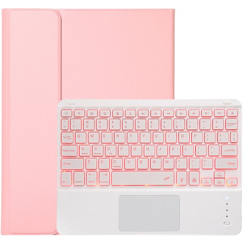 For iPad 7/8/9th Gen 10.2"/Air 3/Pro 10.5" Backlit Touchpad Keyboard Case Cover - Picture 70 of 109
