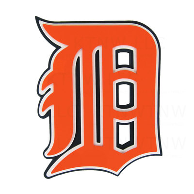 New MLB Detroit Tigers 3D Fan Foam Logo Holding Wall Sign Made in USA