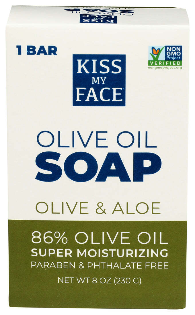 Мыло-батончик Kiss My Face с оливками и Алоэ по 1 штуке на 8 унций