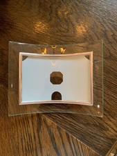 Glass Stand Up Clean Edge Modern Frame 4x6 Picture Silver Trim M, Gift