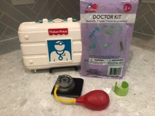  Toy Kids doctor kit with pack of extra items. NICE 