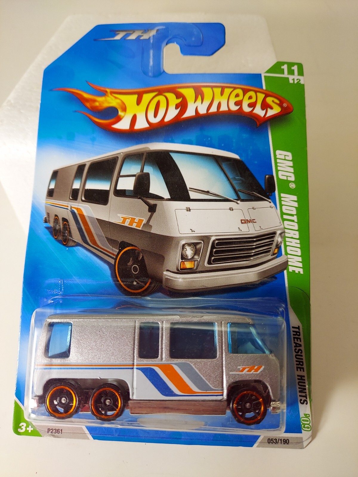 2009 Hot Wheels Treasure Hunts '09 GMC Motorhome #11 New On Card TH P2361