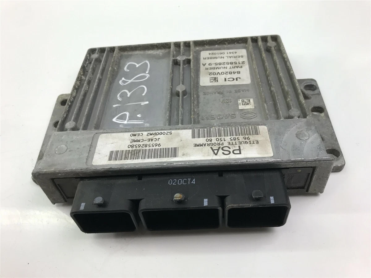 P1383 PEUGEOT ECU Control Module Unit 9658515080 9655826580 | eBay