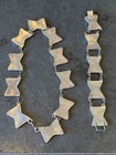 Sterling .925 and Abalone Panel Necklace and Panel Bracelet Matching Set — photo 5