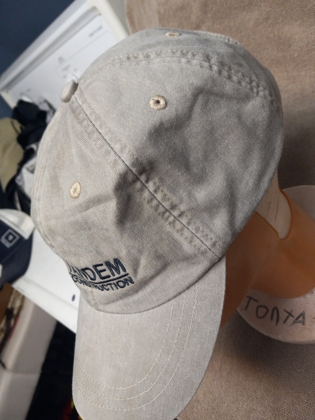 Tandem Construction  - Gray Adjustable Baseball H… - image 5