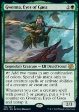 MTG Magic the Gathering Gwenna, Eyes of Gaea (185/416) The Brothers' War LP