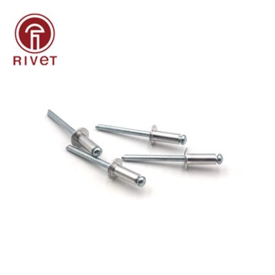 DIN EN ISO 15977 200 PCS M3.2 Aluminum And Iron Round Head Multi-Size Rivets