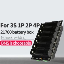 BMS PCB 3S Power Bank Case Battery Holder 21700 Storage Box Balance Circuits