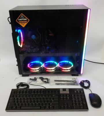 Used Gaming Desktop PC, i5-9500, 16GB DDR4,  GTX 1650 OC, 256GB SSD, 1TB HDD