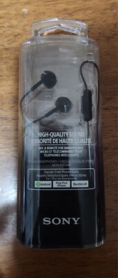 Headphones Sony MDR-EX110AP Mic & Remote for Smartphones High-Quality Sound