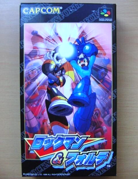 ROCKMAN & FORTE Sur Super Famicom (Japon) – Complet Et En Très Bon état !